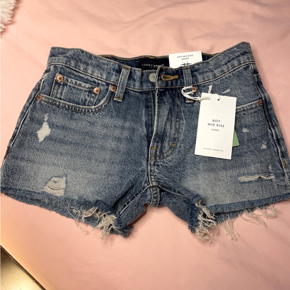 LUCKY BRAND 🍀 mid rise jean shorts